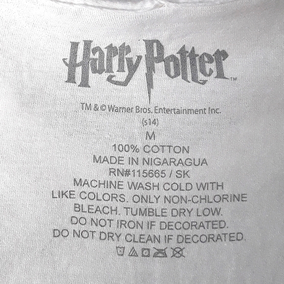 HARRY POTTER I Solemnly Swear Donna T-Shirt Nero L 100% Cotone Largo